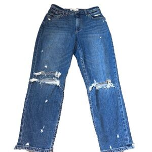 Abercrombie & Fitch The Mom High Rise Curvy Love Size 27/4
